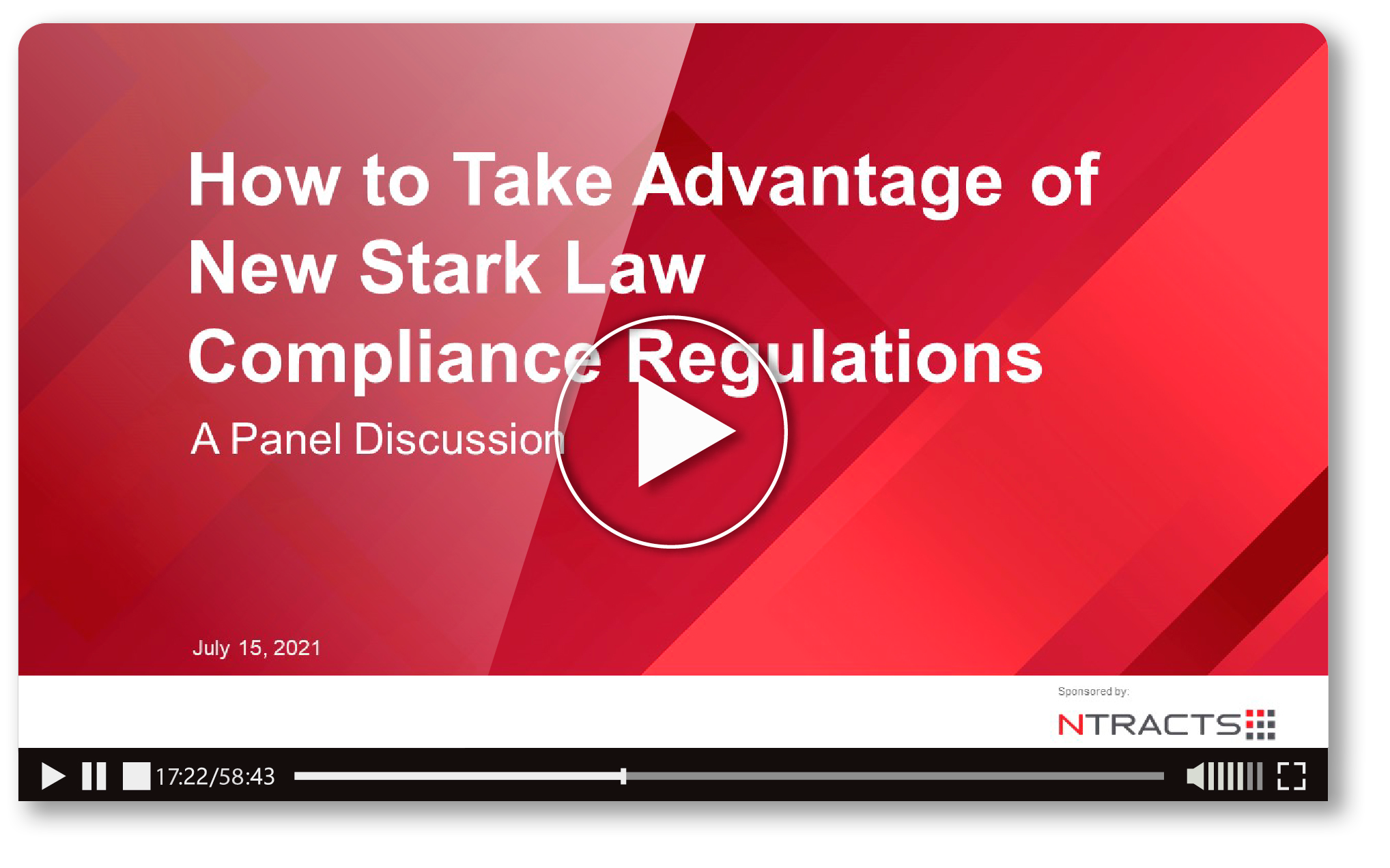 Video Thumbnail - Panel Discussion - Stark Law Updates_July2021_v2